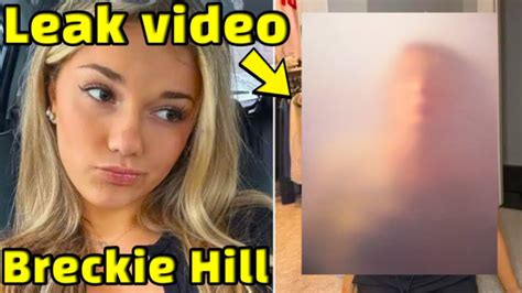 breckie hill in the shower|Breckie Hill says shower video was leaked by her ex。